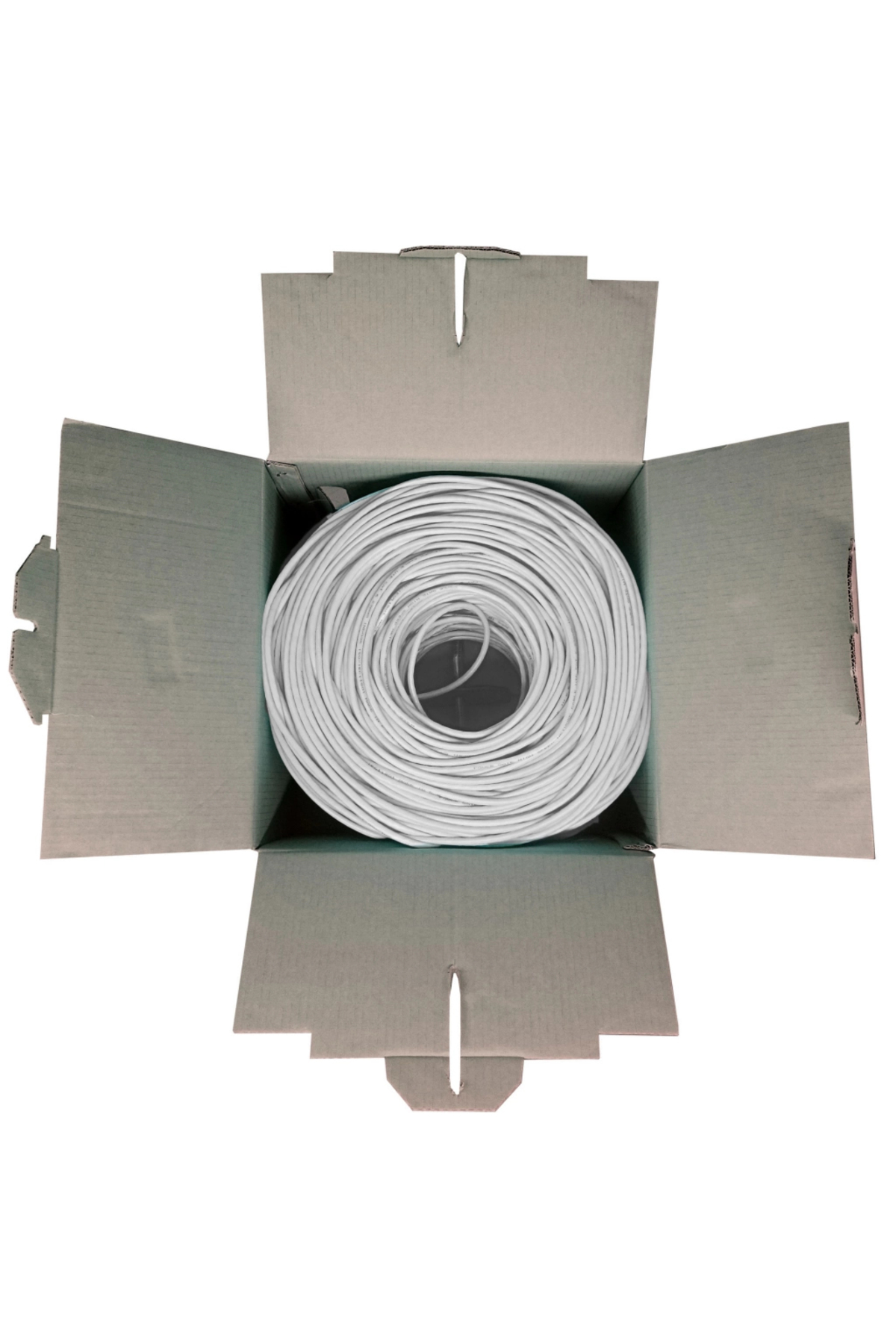 Cat6-box-gy, 23awg 0,57mm, Utp, Cat6 Kablo, 305m, Gri
