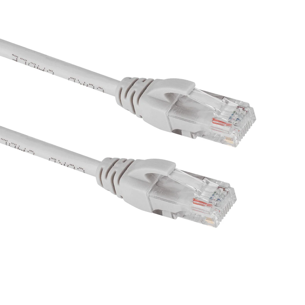 CAT6 Ethernet Kablo 30cm RJ45 Gri - Yüksek Performanslı Patch Kablo