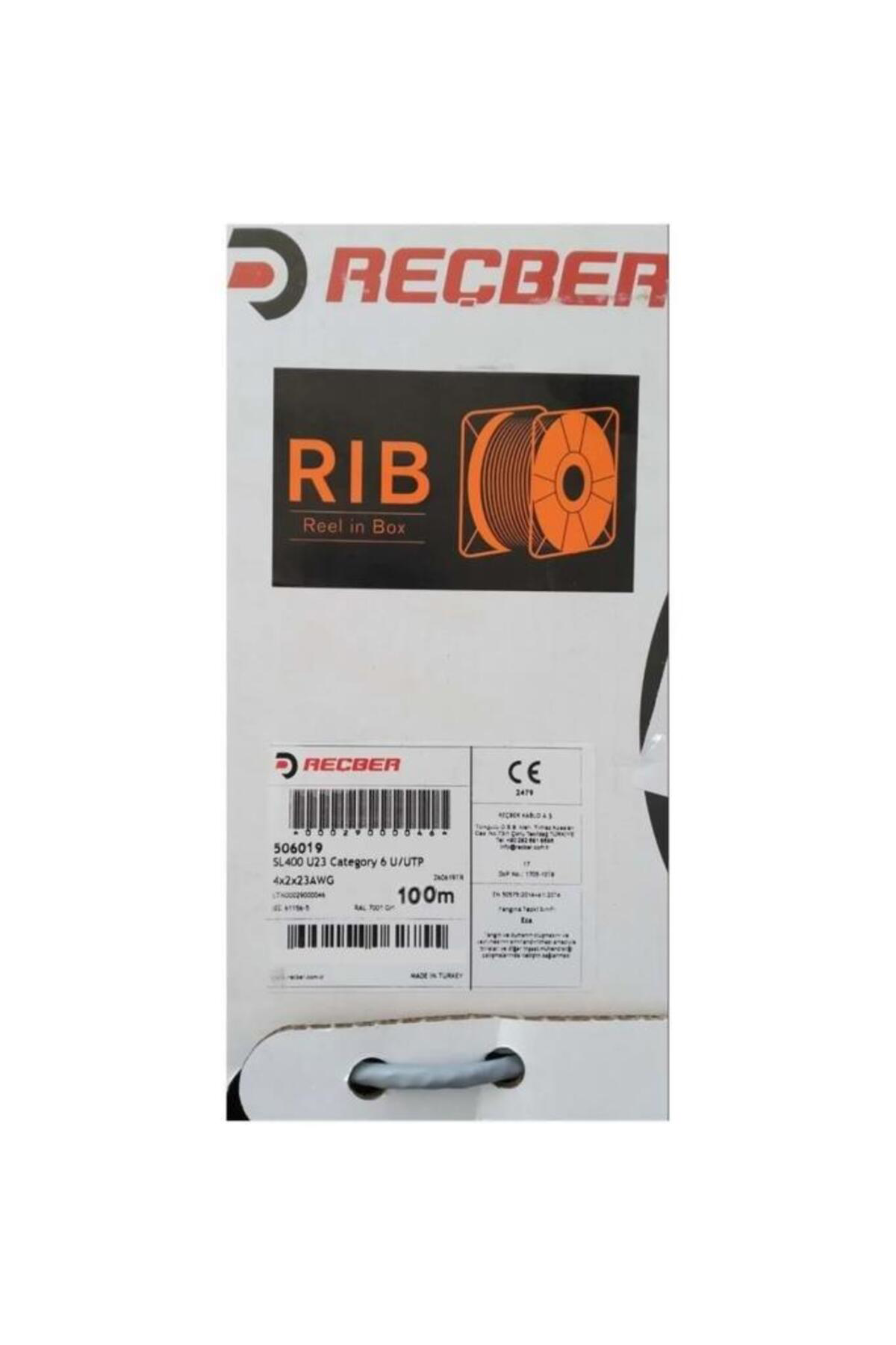 CAT6 GRİ KABLO SL400 U23 U/UTP 4x2x23AWG 100M