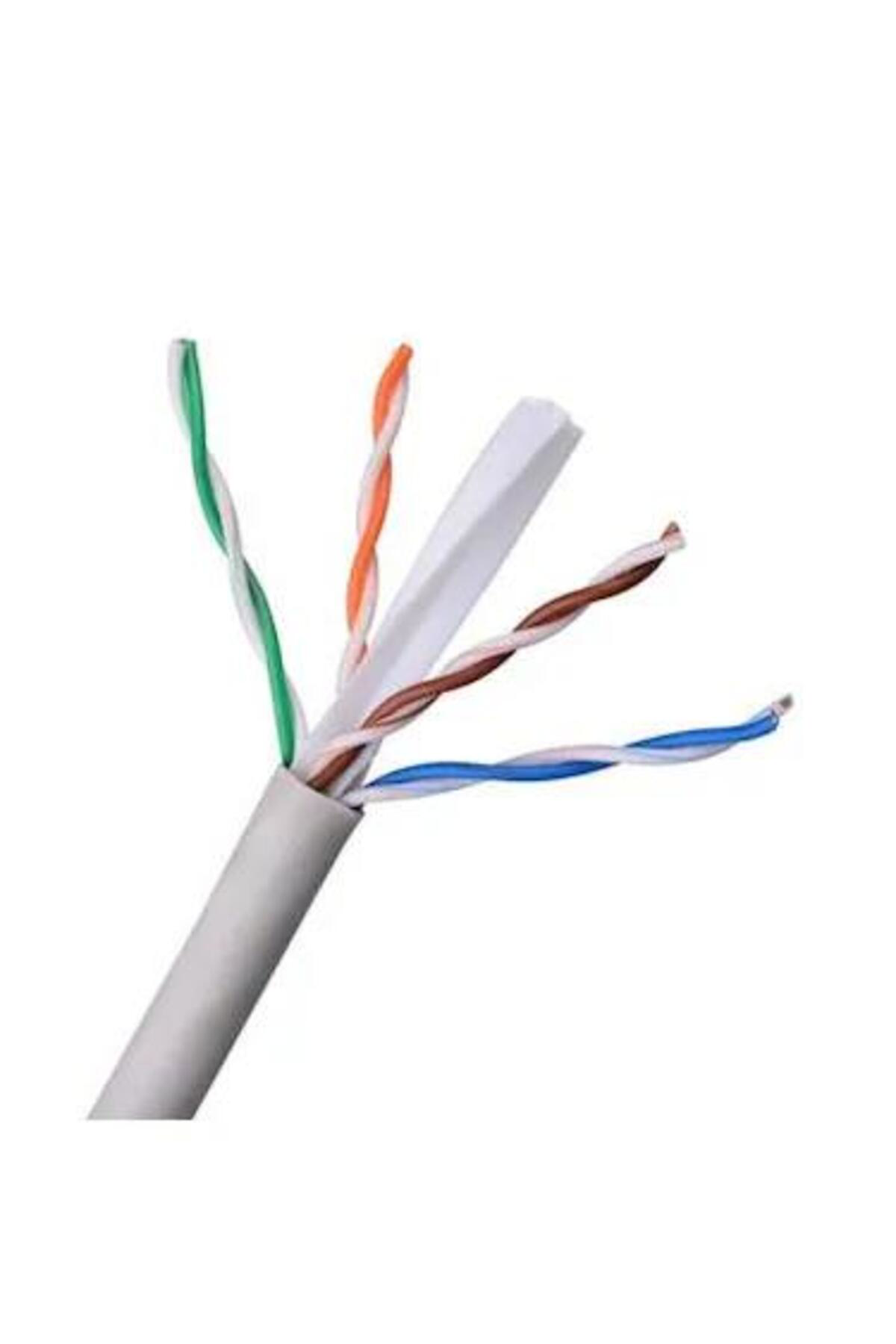 CAT6 GRİ KABLO SL400 U23 U/UTP 4x2x23AWG 100M