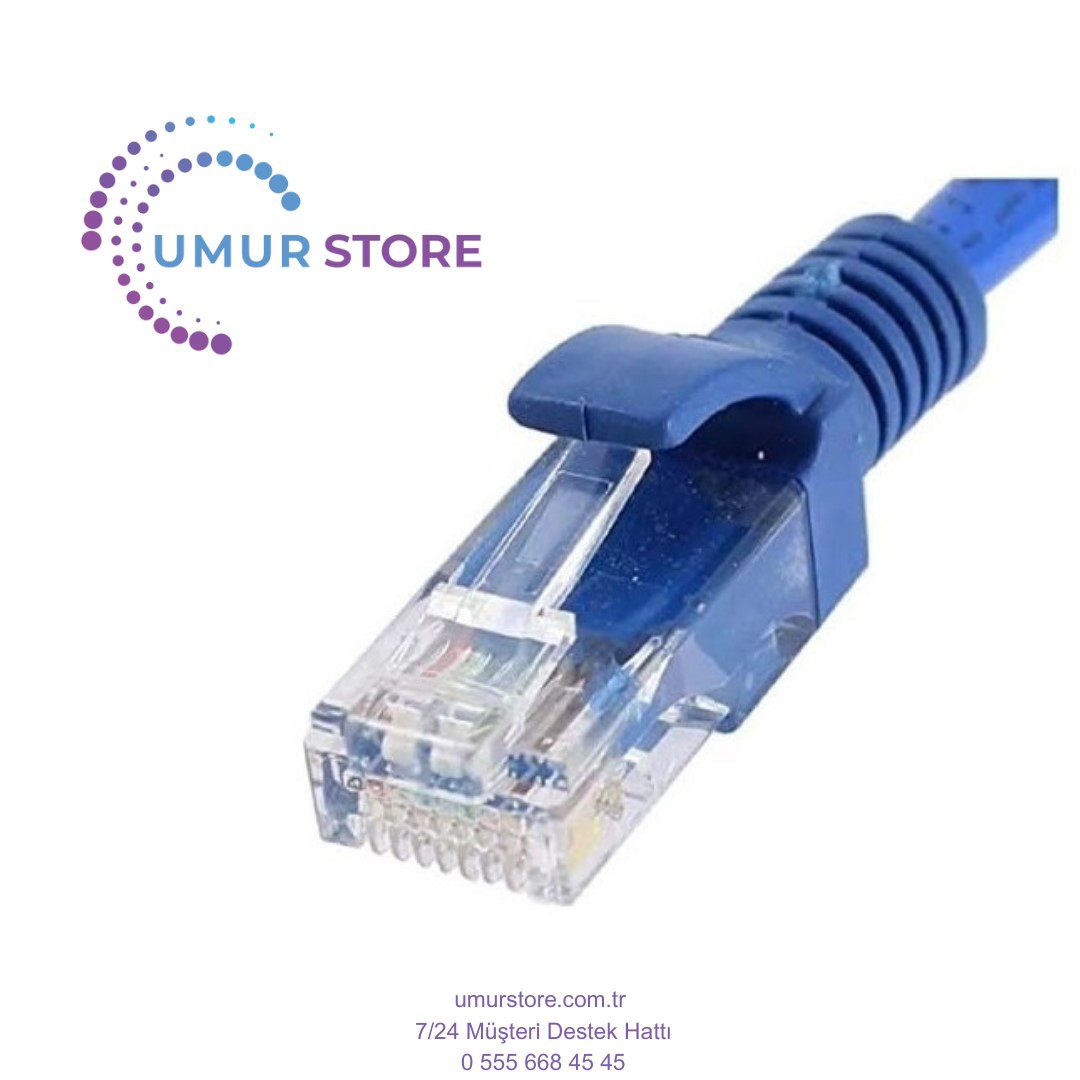 Cat6 Internet Ethernet Kablosu 2 x RJ45 Patch Lan Modem Kablosu 1 Cat6 Internet Ethernet Kablosu 2 x RJ45 Patch Lan Modem Kablosu 1