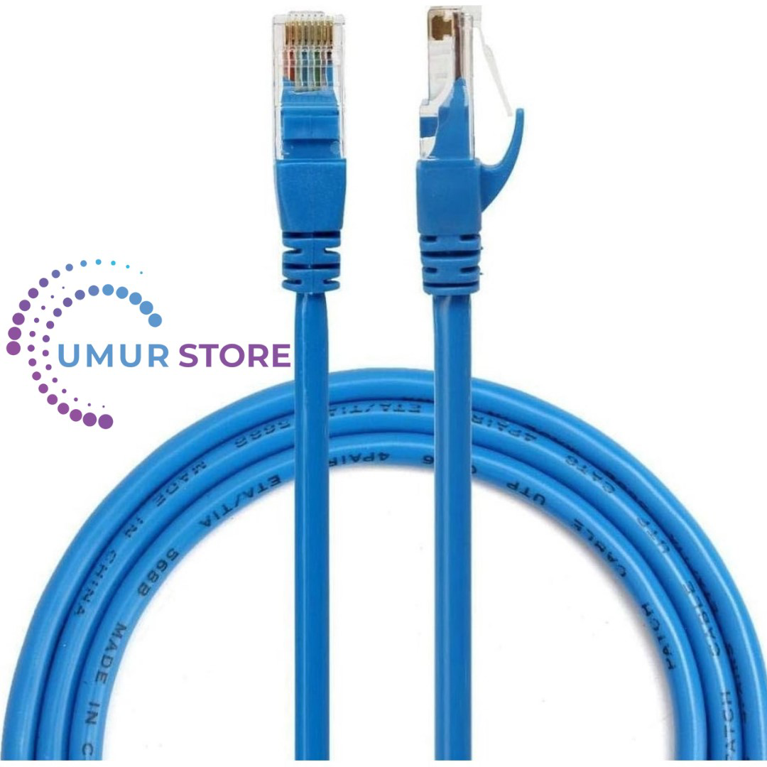 Cat6 Internet Ethernet Kablosu 2 x RJ45 Patch Lan Modem Kablosu 1 Cat6 Internet Ethernet Kablosu 2 x RJ45 Patch Lan Modem Kablosu 1