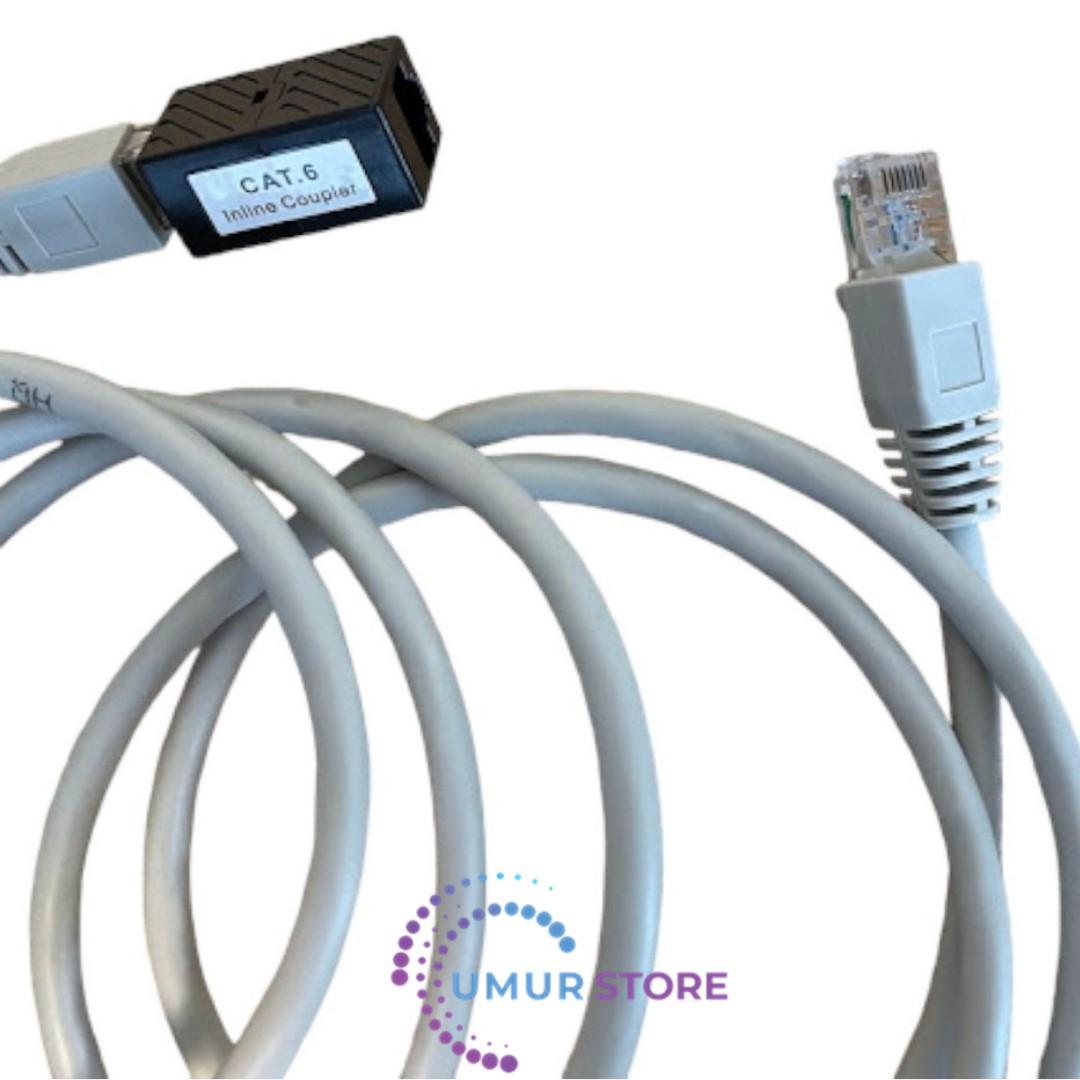 Cat6 Kablo Uzatma Seti, Ethernet Internet Kablo ve Ekleyici