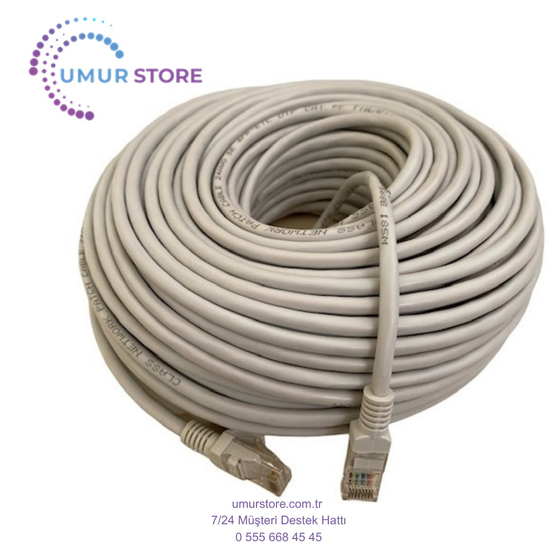Cat6 Modem Pc Internet Kablosu 110 mt Cat6 Modem Pc Internet Kablosu 110 mt
