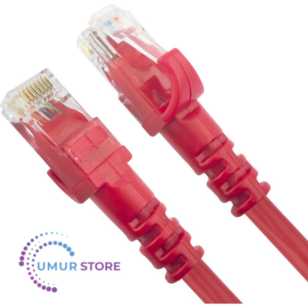CAT6 Network-Ağ-Ethernet Kablosu Kırmızı