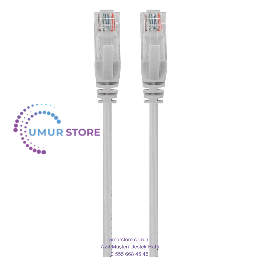 Cat6 RJ45 40 M Lan Kablosu Uçları Fabrikasyon Takılı Bilgisayar M