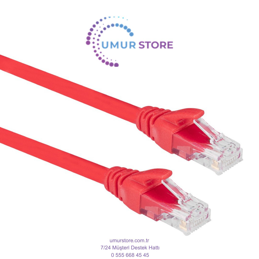 Cat6 RJ45 Lan Kablosu Uçları 40 M  Fabrikasyon Takılı Bilgisayar
