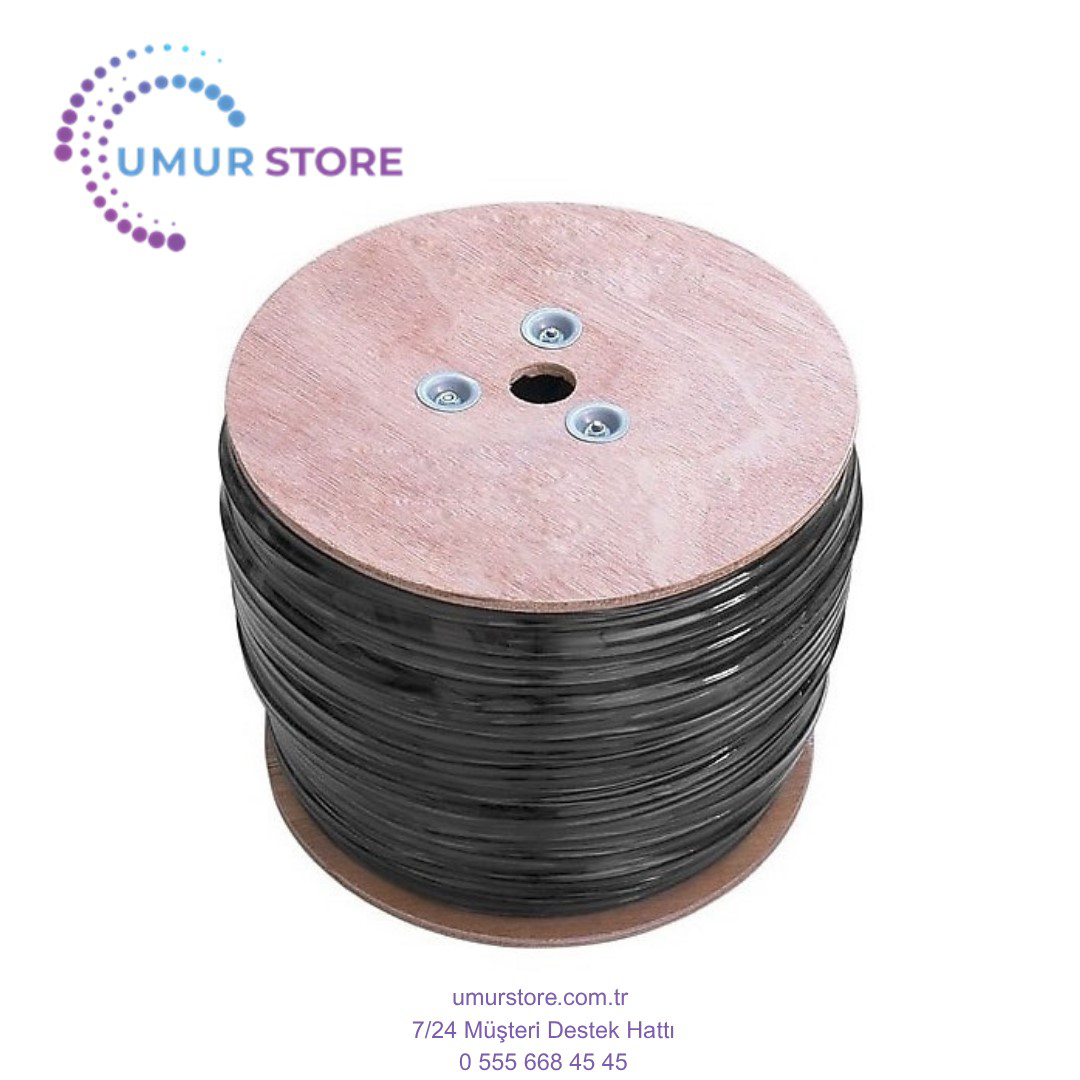Cat6 Utp 305 Metre 23 Awg 0.56 mm Network Kablosu Outdoor Double