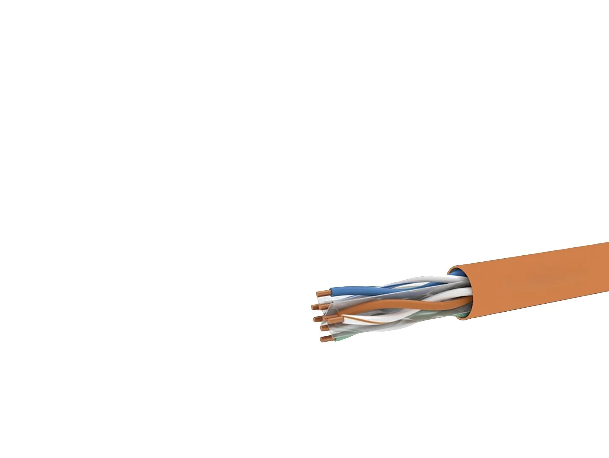 Cat6 U/Utp Dış Mekan Ethernet Kablosu Cu Hffr 23 Awg 305 M - Turuncu ER6004