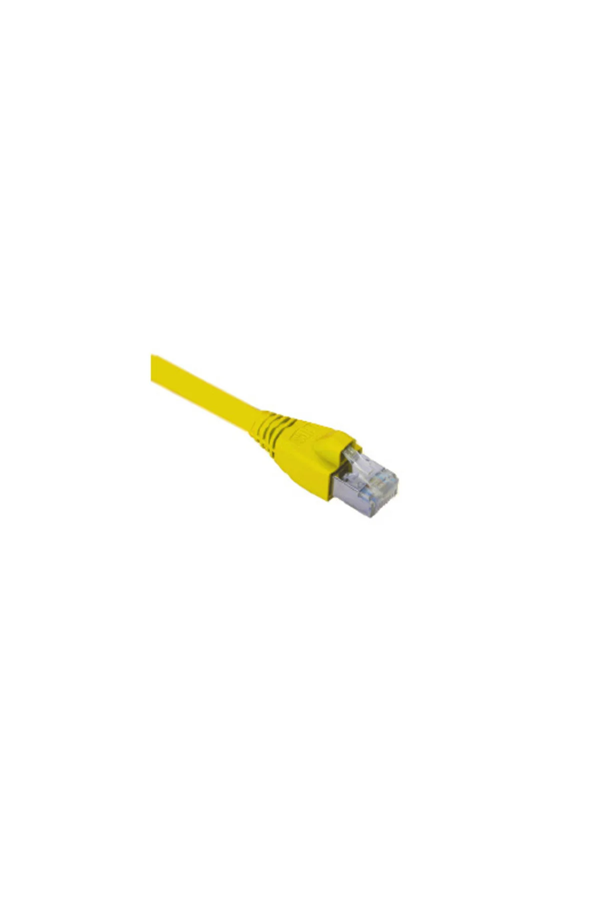 Cat6A S/FTP Patch Cord LSOH 0,5m Sarı Uyumlu