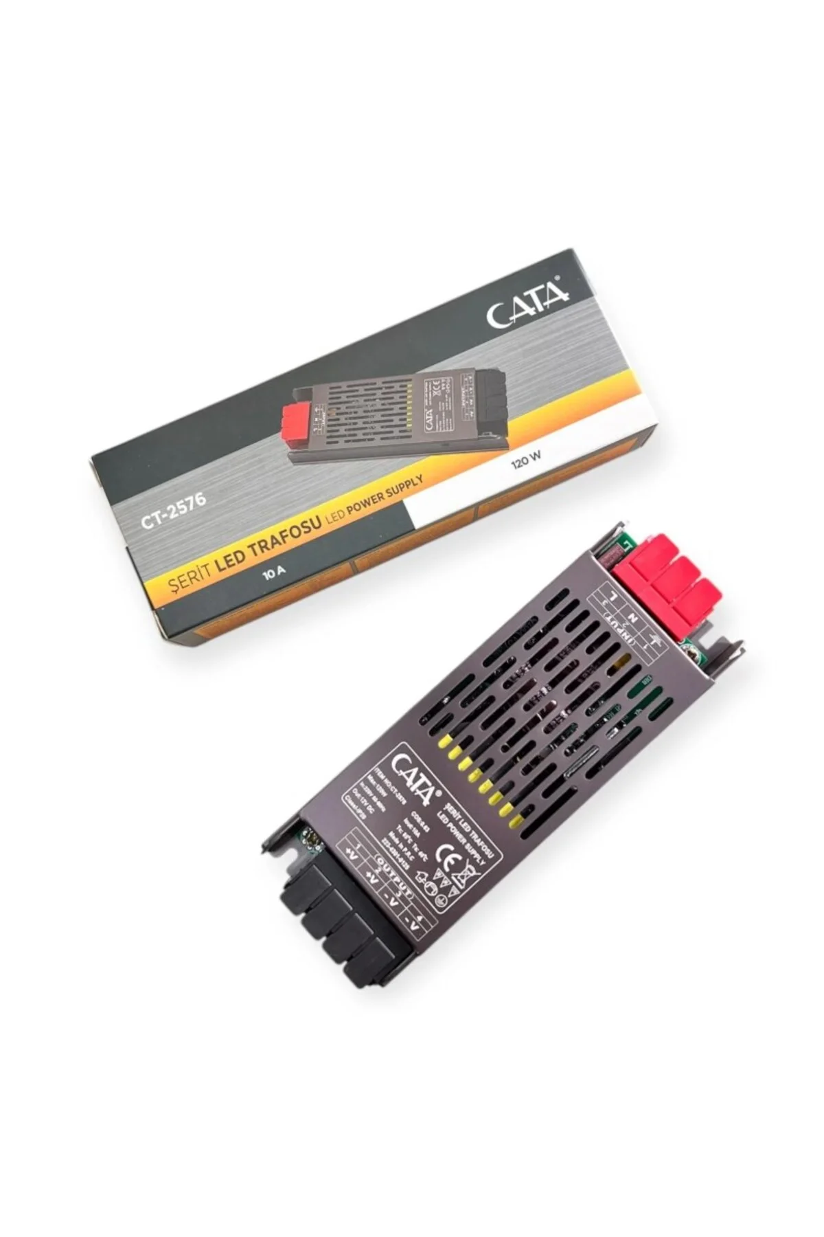 Cata 10A 120W Şerit Led Trafo CT-2576 Cata 10A 120W Şerit Led Trafo CT-2576