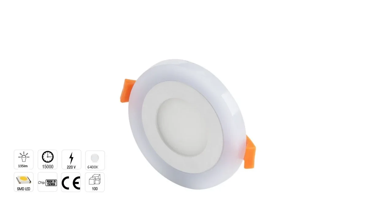 CATA CT 5150 7W 6400K Beyaz-Mavi Işık Okyanus Led Spot Armatür