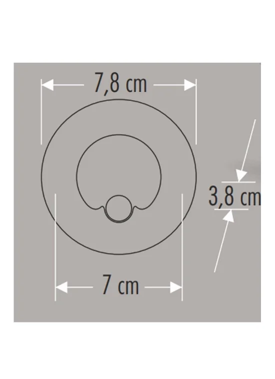 CATA CT 5174 1.5W Radar Sensörlü Koridor Aydınlatması 6400K Beyaz Işık