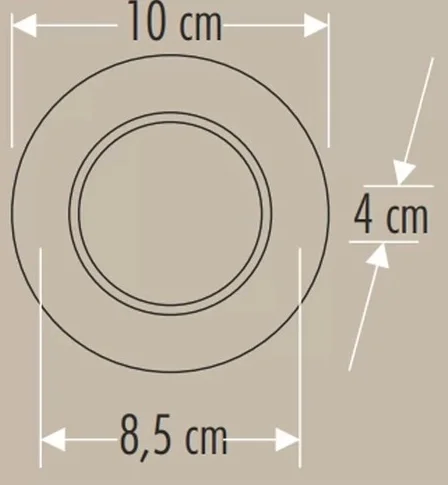 CATA CT 5258 Siyah Kasa Zepra Led Spot 6W 3 Renkli