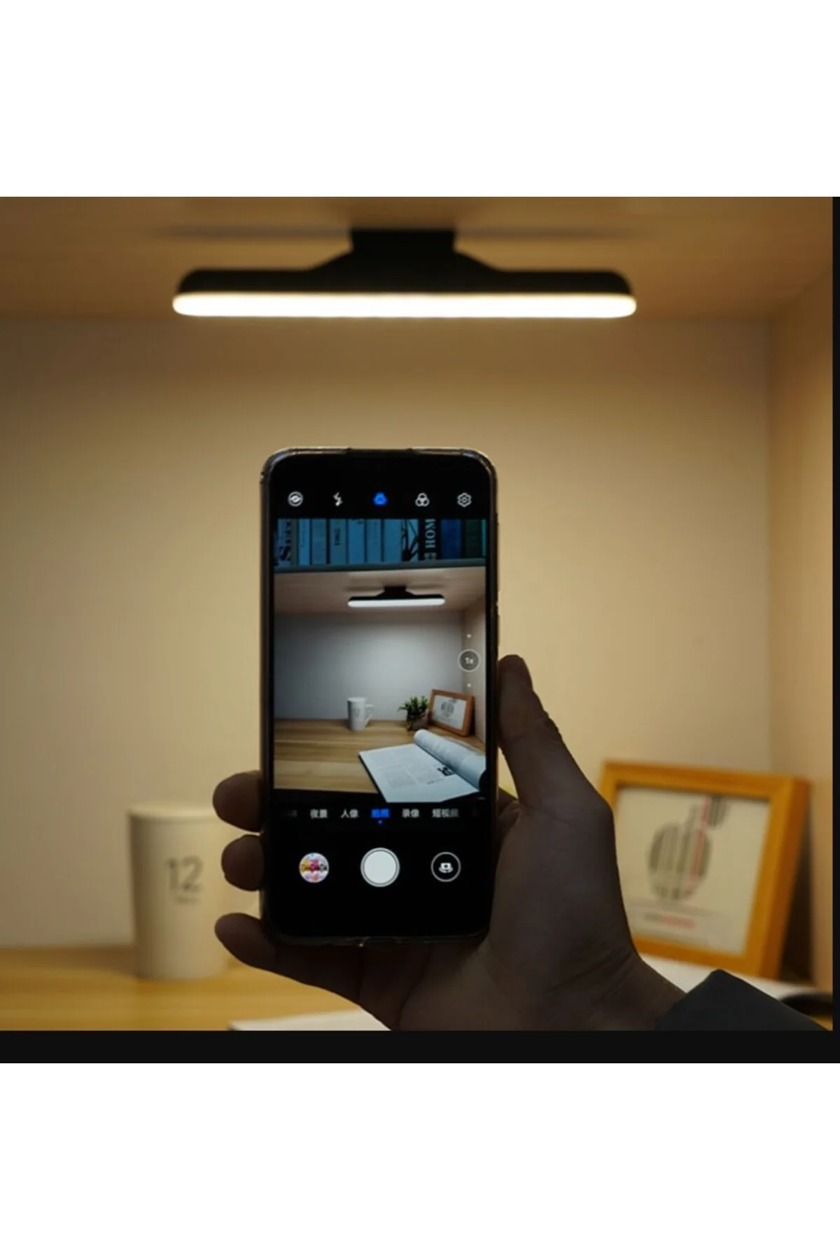 CATA Dokunmatik Led Usb Şarjlı Aplik Kablosuz Mıknatıslı Lamba 3 