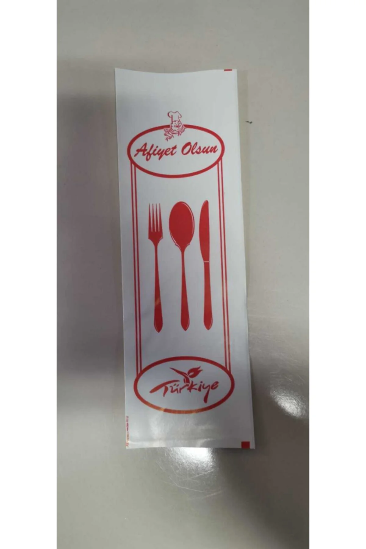 Çatal Bıçak Kılıf 8*24 Kuşe Kağıt