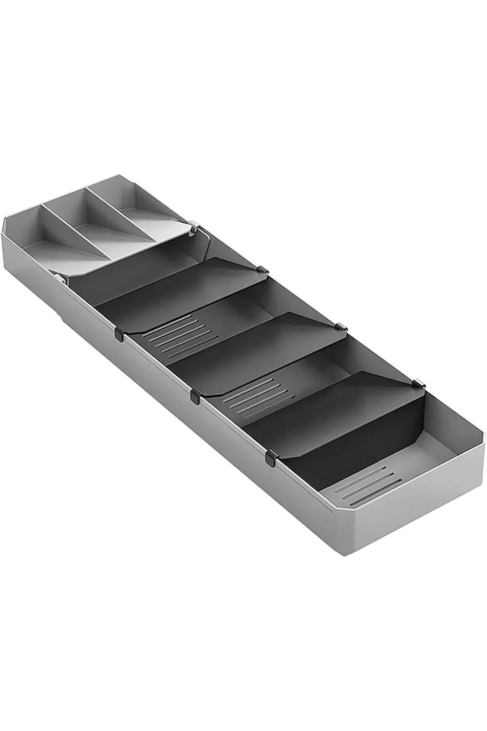 Çatal Bıçak Takımı Düzenleyici, Gri ve Siyah, 40-49 cm 395519