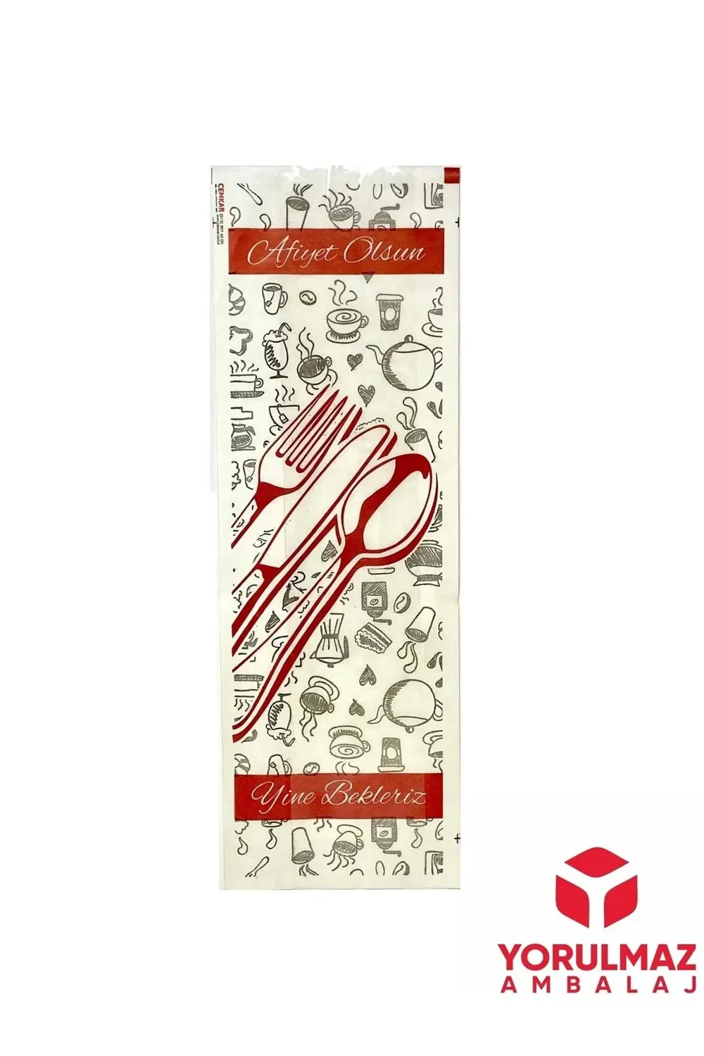 Çatal Kaşık Bıçak Servis Kağıdı 500 Adet