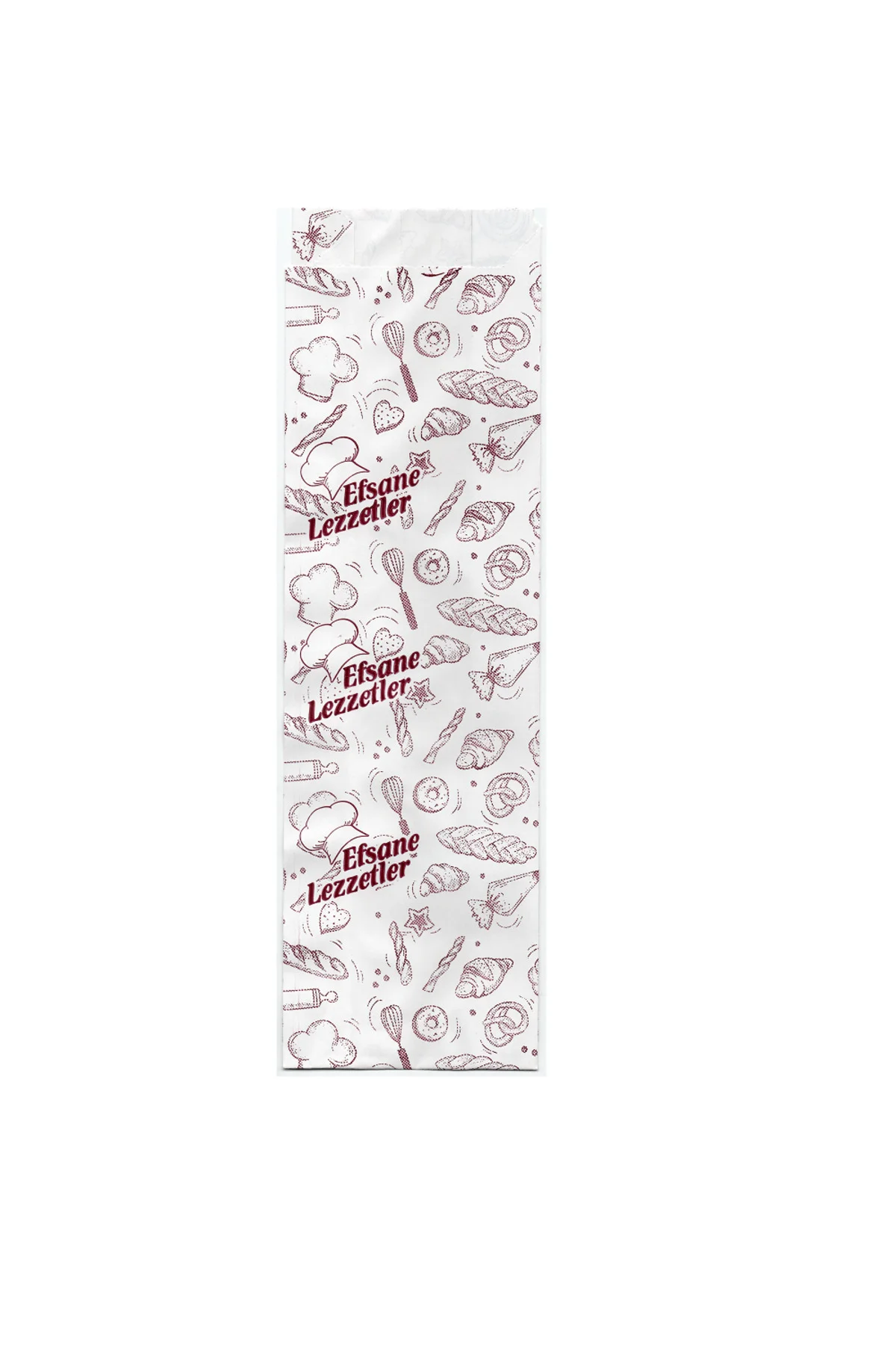 Çatal Kaşık Kılıfı Efsane Lezzetler 8x26 cm 5 kg