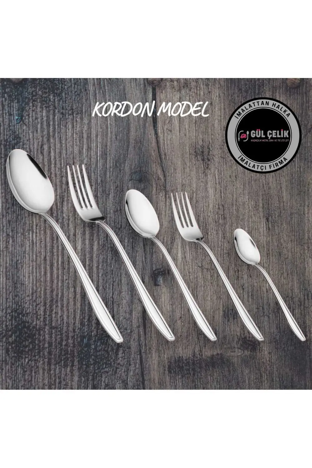 Çatal Kaşık Seti 12 Kişilik 60 Parça Kordon Model 18/0 Kalite