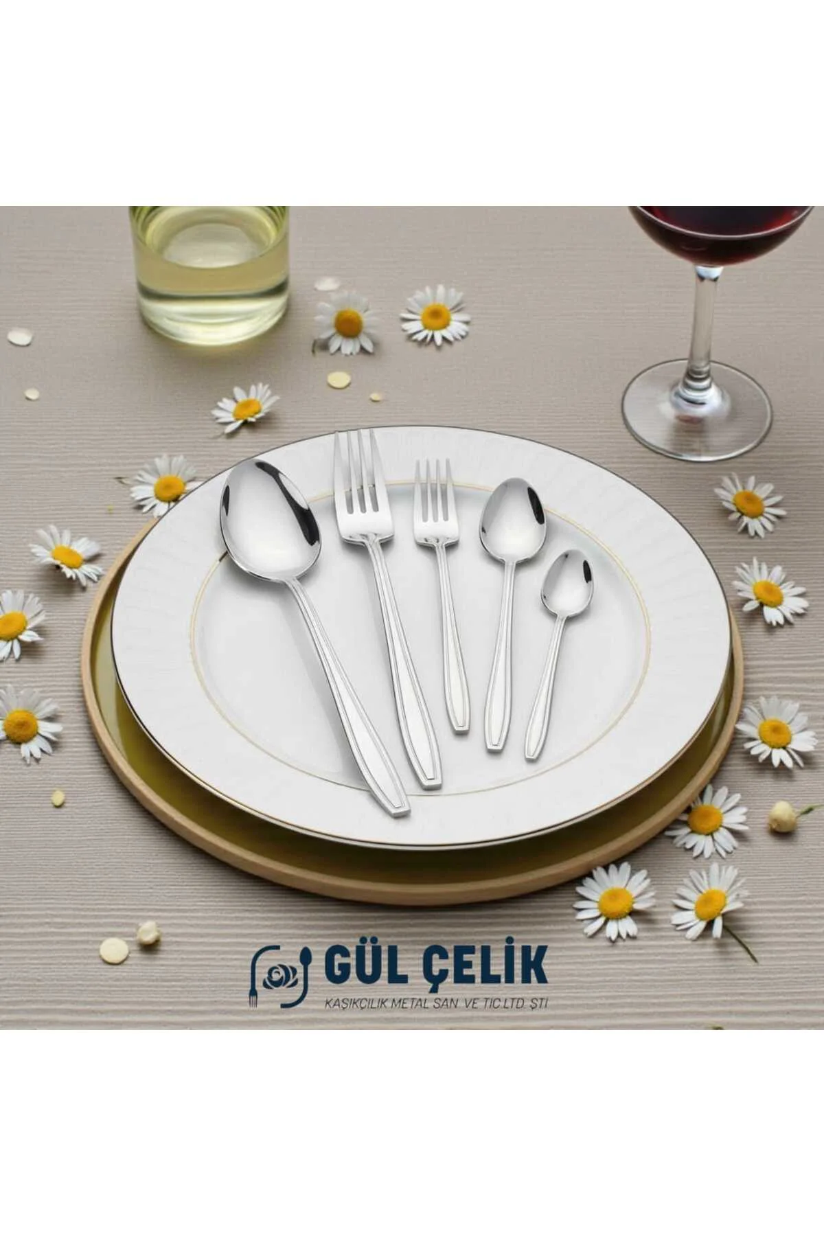 Çatal Kaşık Seti 30 Parça 6 Kişilik Kordon Model 18/0 Kalite Çatal Kaşık Seti 30 Parça 6 Kişilik Kordon Model 18/0 Kalite