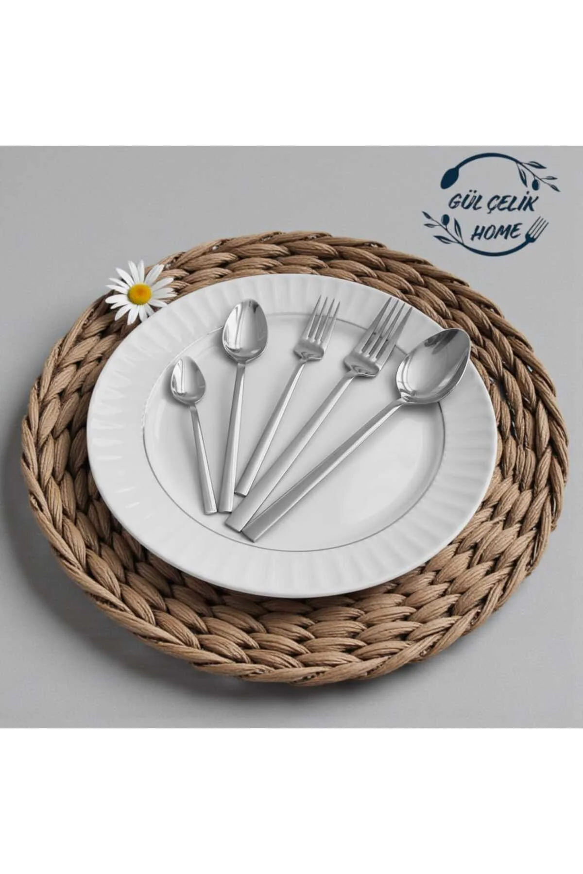 Çatal Kaşık Seti 30 Parça 6 Kişilik Sade Model 18/0 Kalite Fiyatı, Yorumları ve Özellikleri