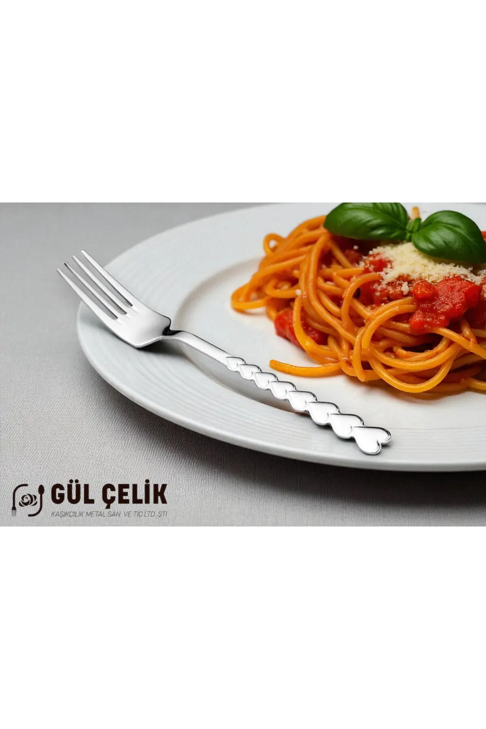 Çatal Kaşık Seti 30 Parça 6 Kişilik Kalpli Model 18/0 Kalite