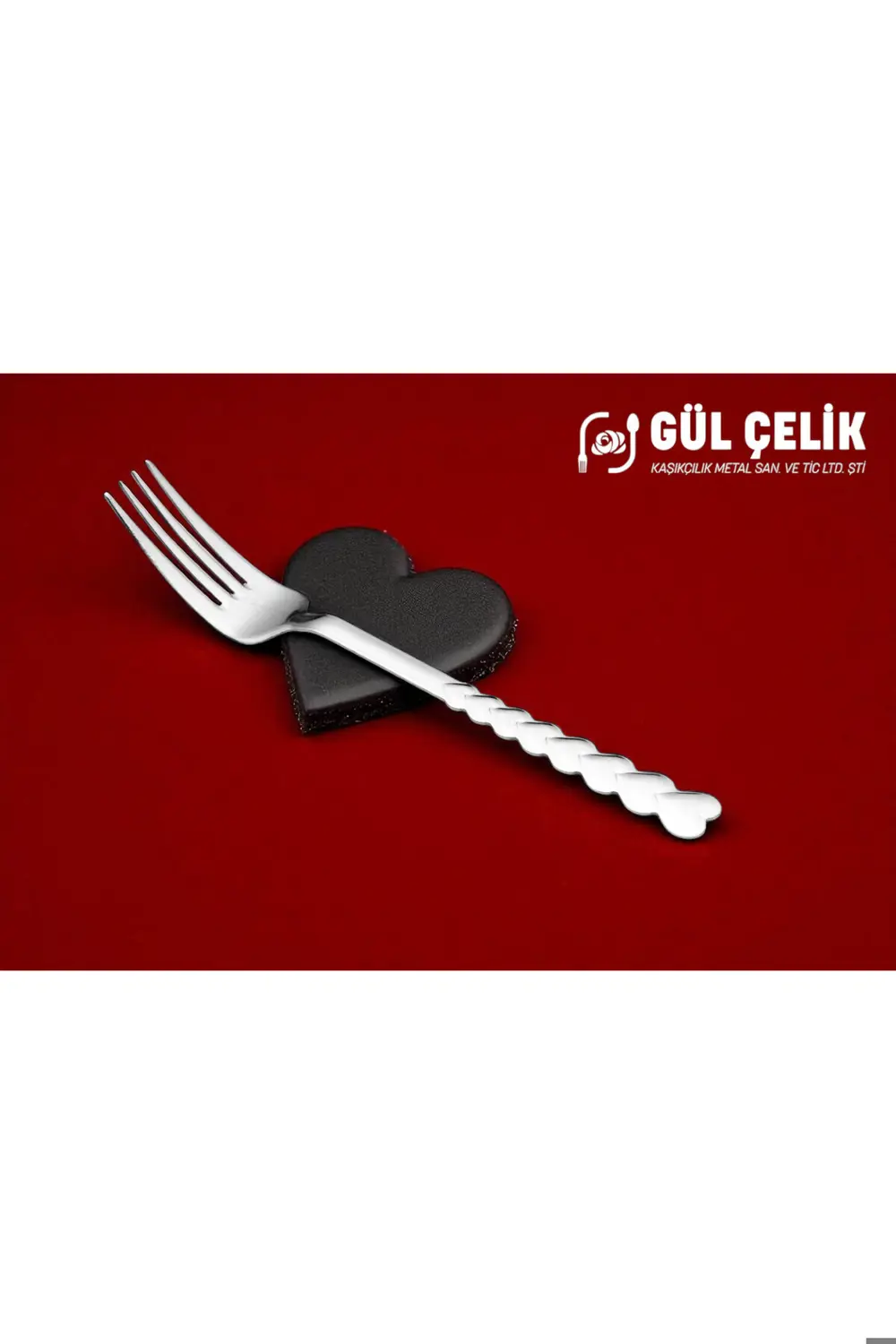 Çatal Kaşık Seti 30 Parça 6 Kişilik Kalpli Model 18/0 Kalite