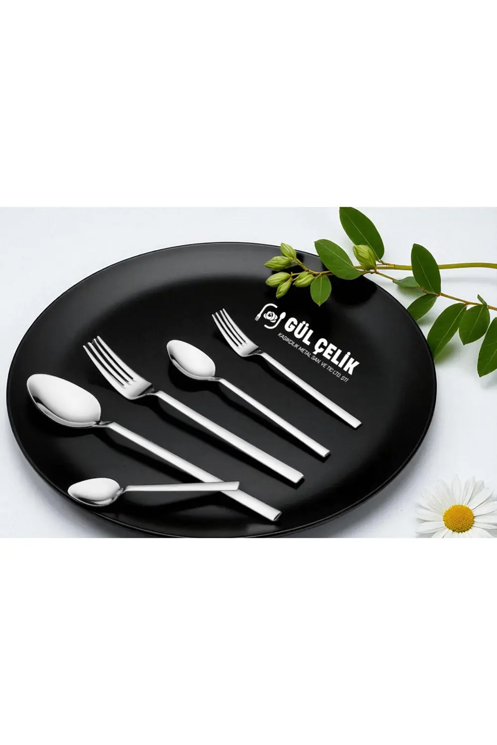 Çatal Kaşık Seti 30 Parça 6 Kişilik Sade Model 18/0 Kalite