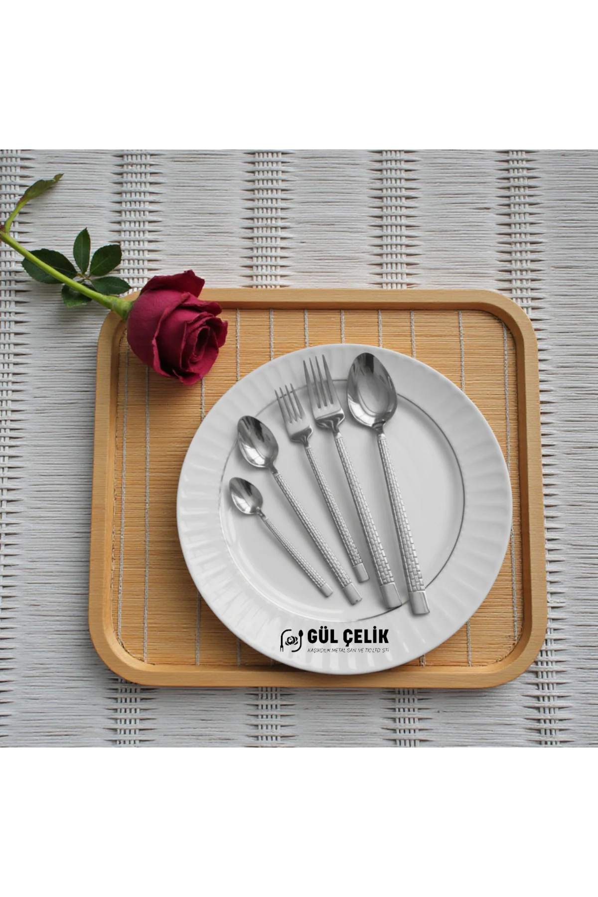 Çatal Kaşık Seti 60 Parça 12 Kişilik Taş Model 18/0 Kalite
