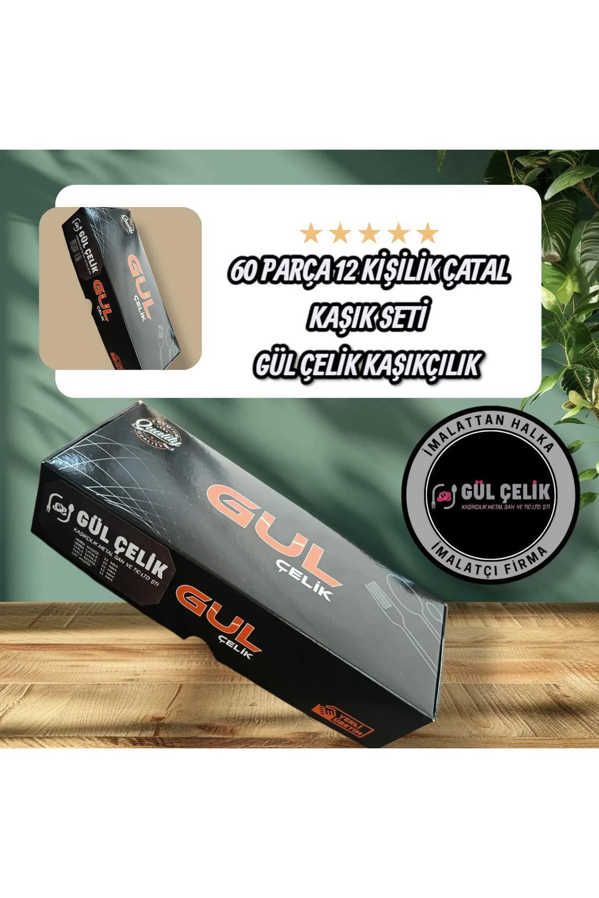 Çatal Kaşık Seti 60 Parça 12 Kişilik Sade Model 18/0 Kalite Fiyatı, Yorumları ve Özellikleri