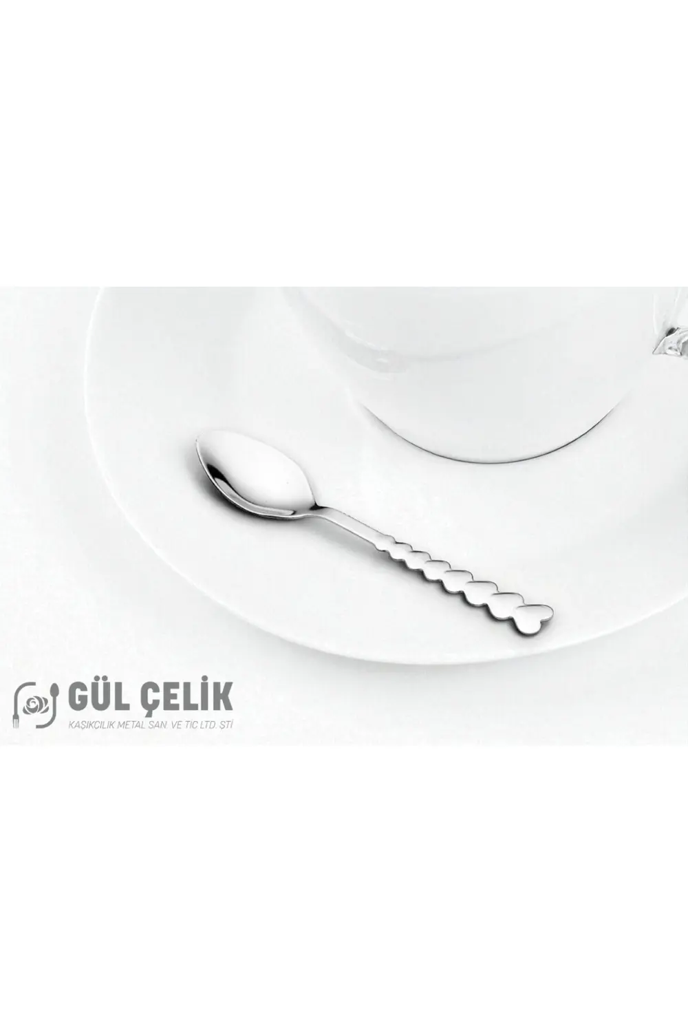 Çatal Kaşık Seti 60 Parça 12 Kişilik 18/0 Kalite Kalpli Model