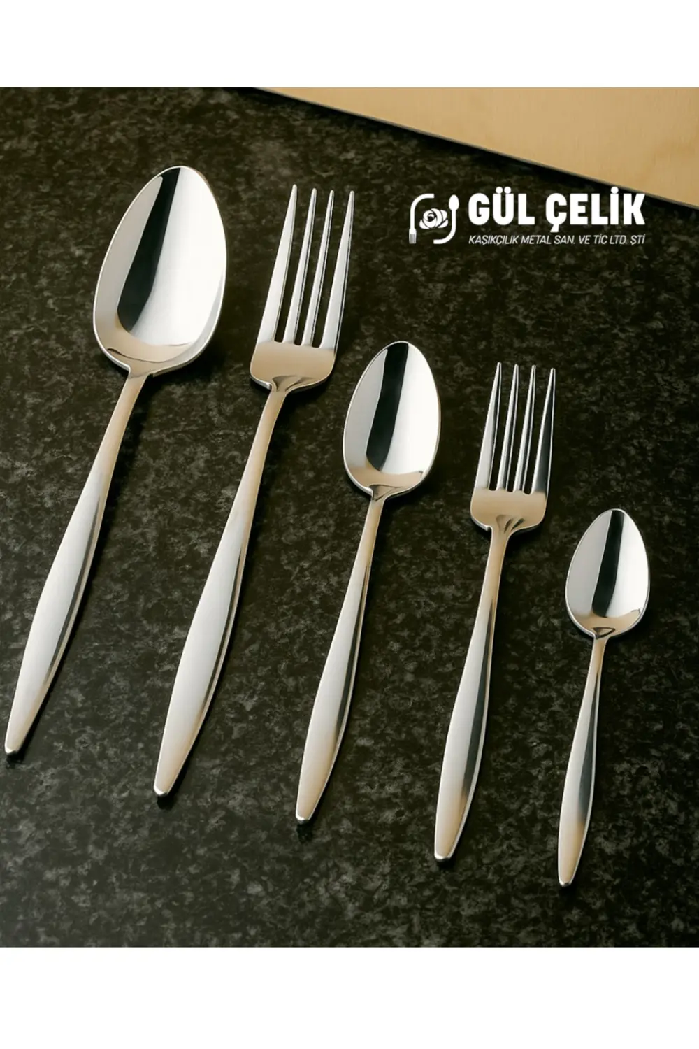 Çatal Kaşık Seti 60 Parça 12 Kişilik Sivri Model 18/0 Kalite