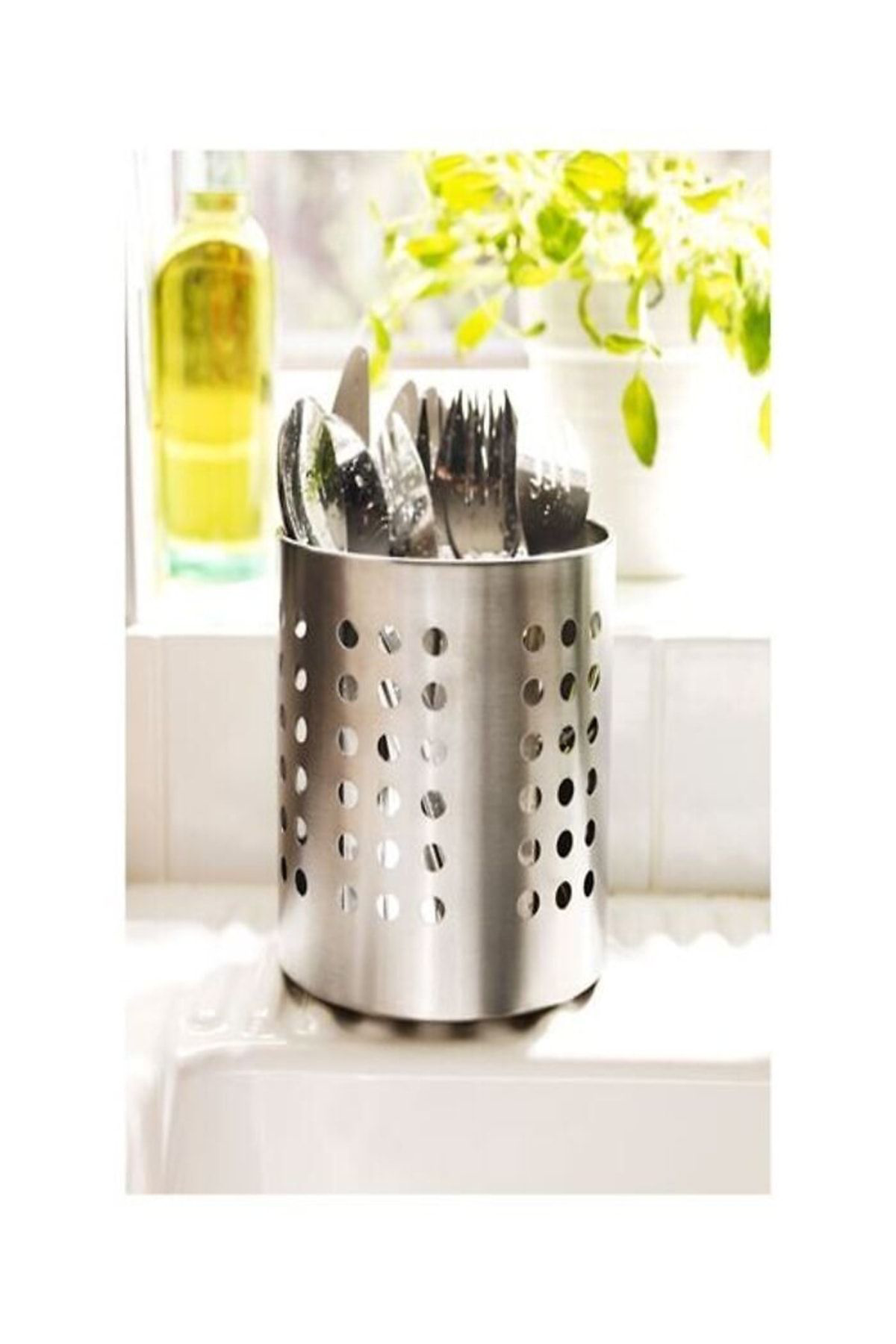 İkea Çatal Kaşiklik Biçaklik 13,5 Cm Paslanmaz Çelik Metal Organizer K