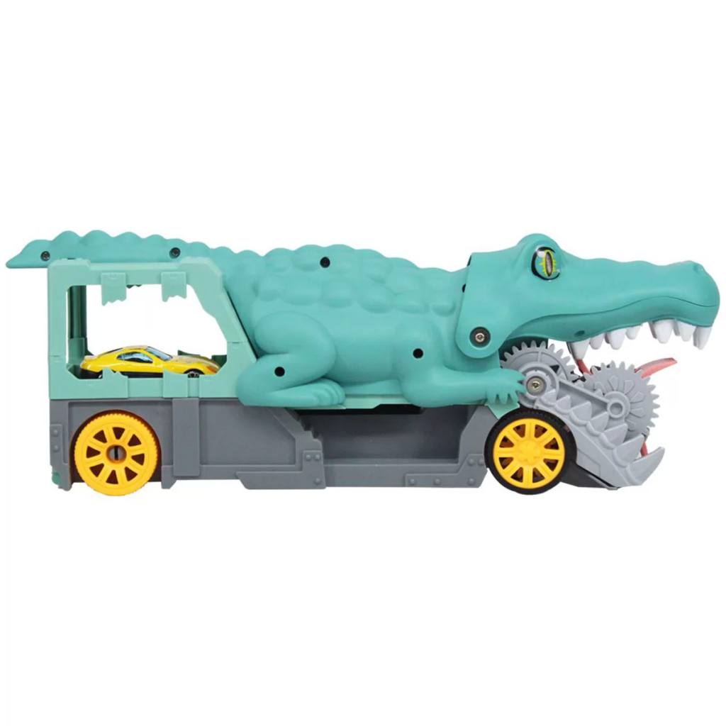 Catapult Araba Fırlatıcı Sesli Timsah Catapult Araba Fırlatıcı Sesli Timsah