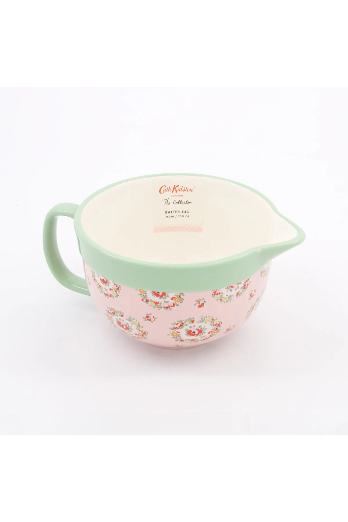 Cath Kidston Çiçek Desenli, Kulplu ve Ağızlıklı Seramik Batter Jug / Hamur ve Sos Sürahisi Cath Kidston Çiçek Desenli, Kulplu ve Ağızlıklı Seramik Batter Jug / Hamur ve Sos Sürahisi
