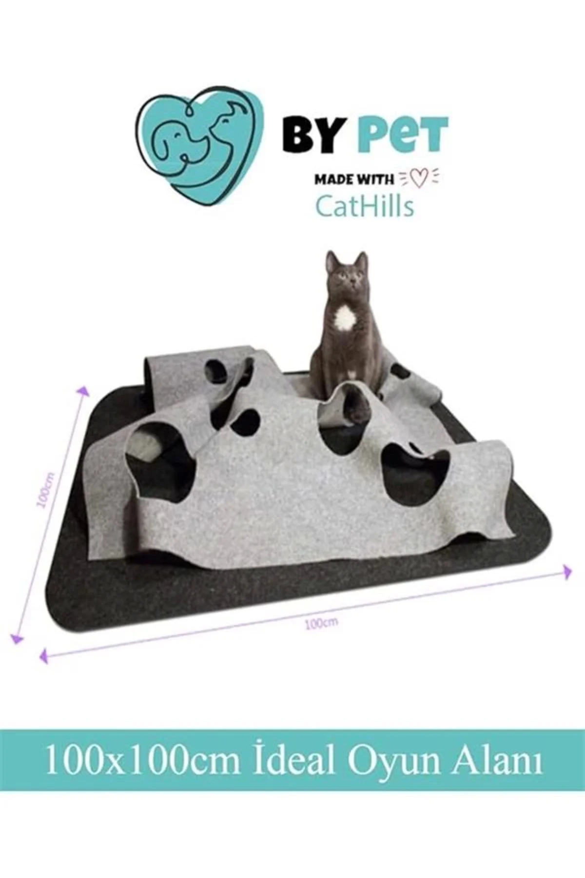 CatHills İnteraktif Kedi Tepeleri Oyun Alanı ve Saklanma Tüneli