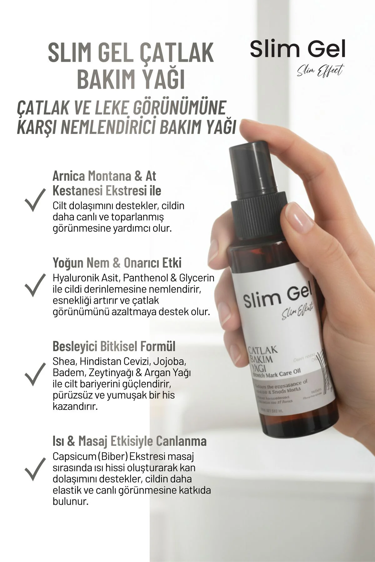 Çatlak Bakım Yağı - Çatlak Karşıtı & Leke Karşıtı Nemlendirici Ci