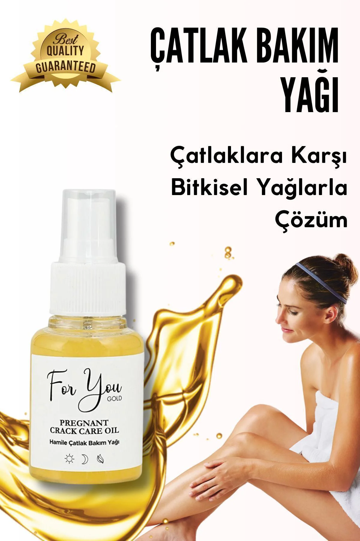 Çatlak Karşıtı Cilt Bakım Yağı & Hamile Çatlak Bakım Yağı