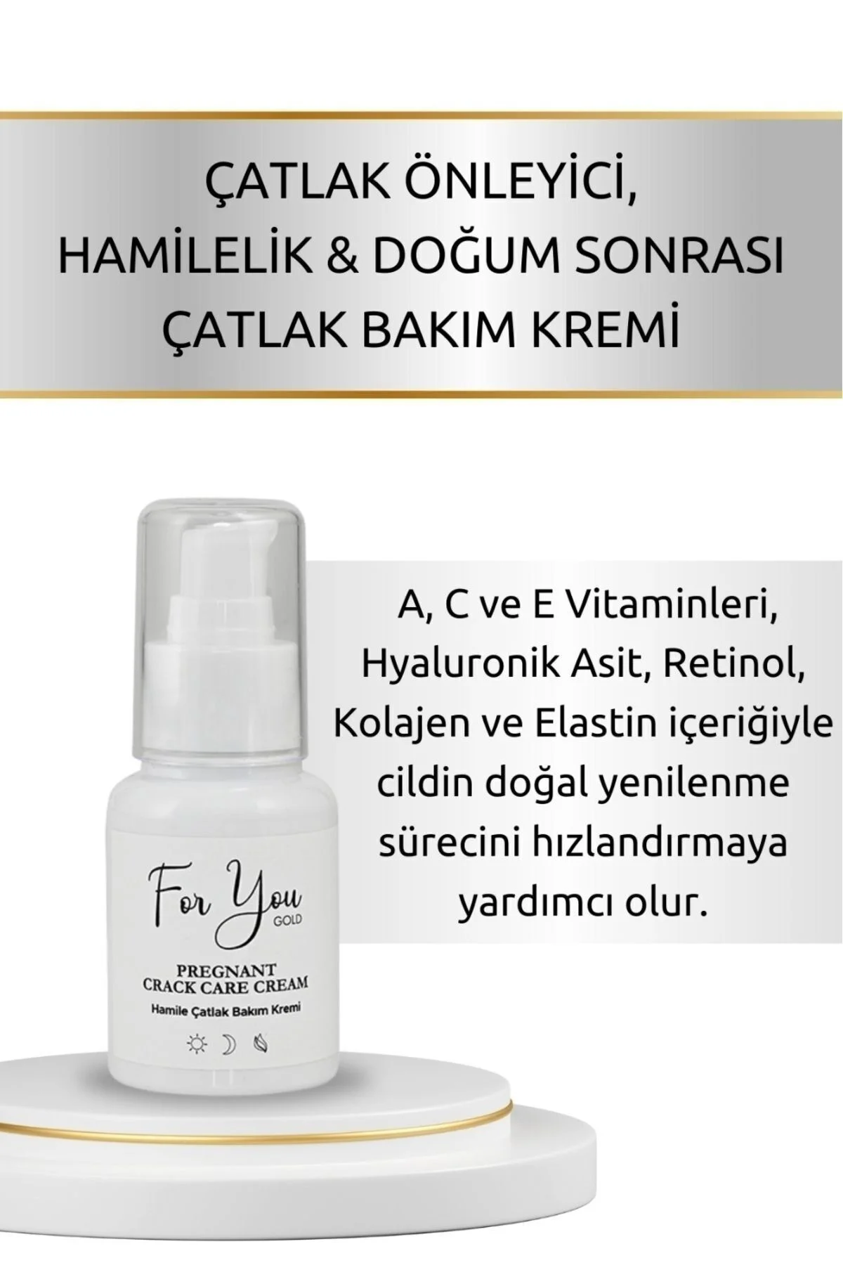 Çatlak Önleyici Bakım Krem- Hamilelik & Doğum Sonrası Çatlak Bakı