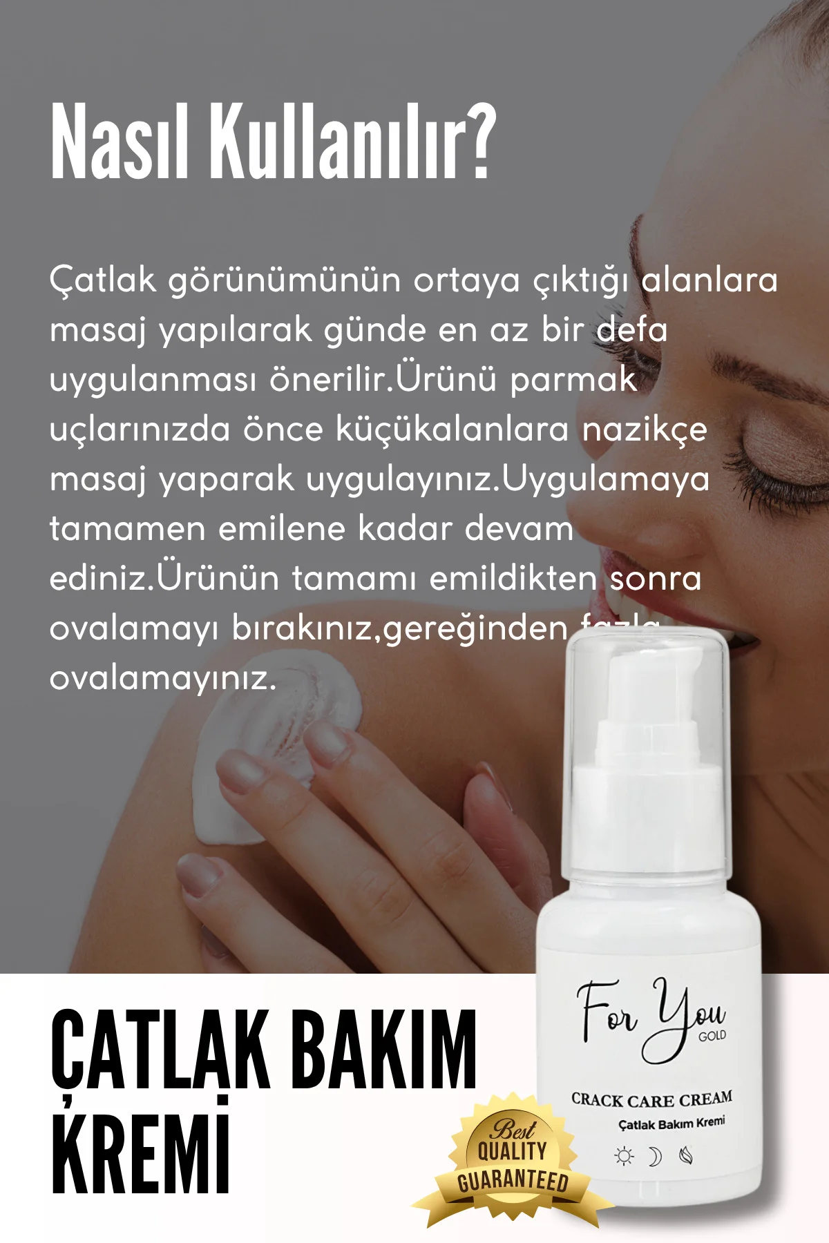 Çatlak Önleyici Bakım Krem- Hamilelik & Doğum Sonrası Çatlak Bakı