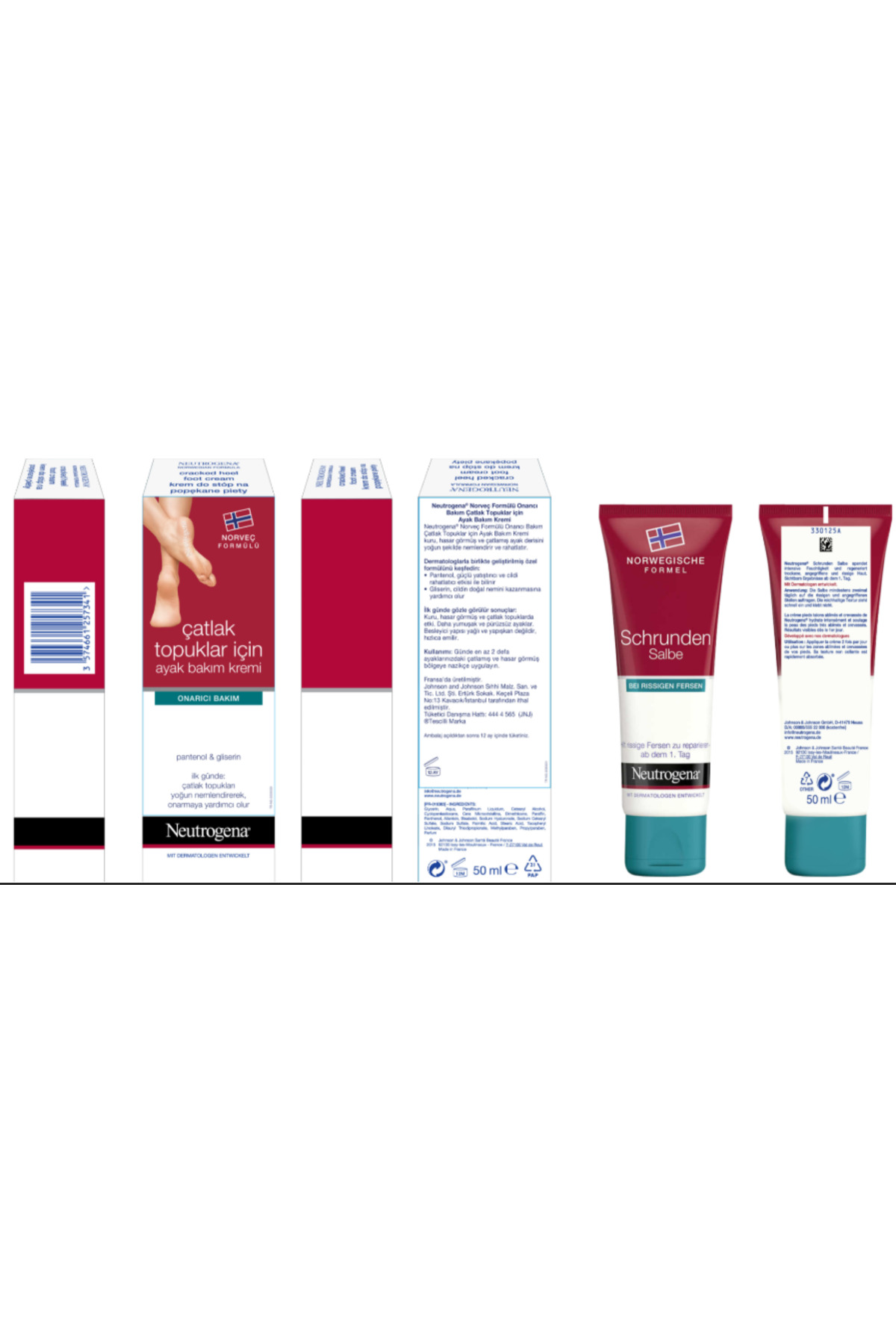 Çatlak Topuk Ayak Kremi 50 ml X2