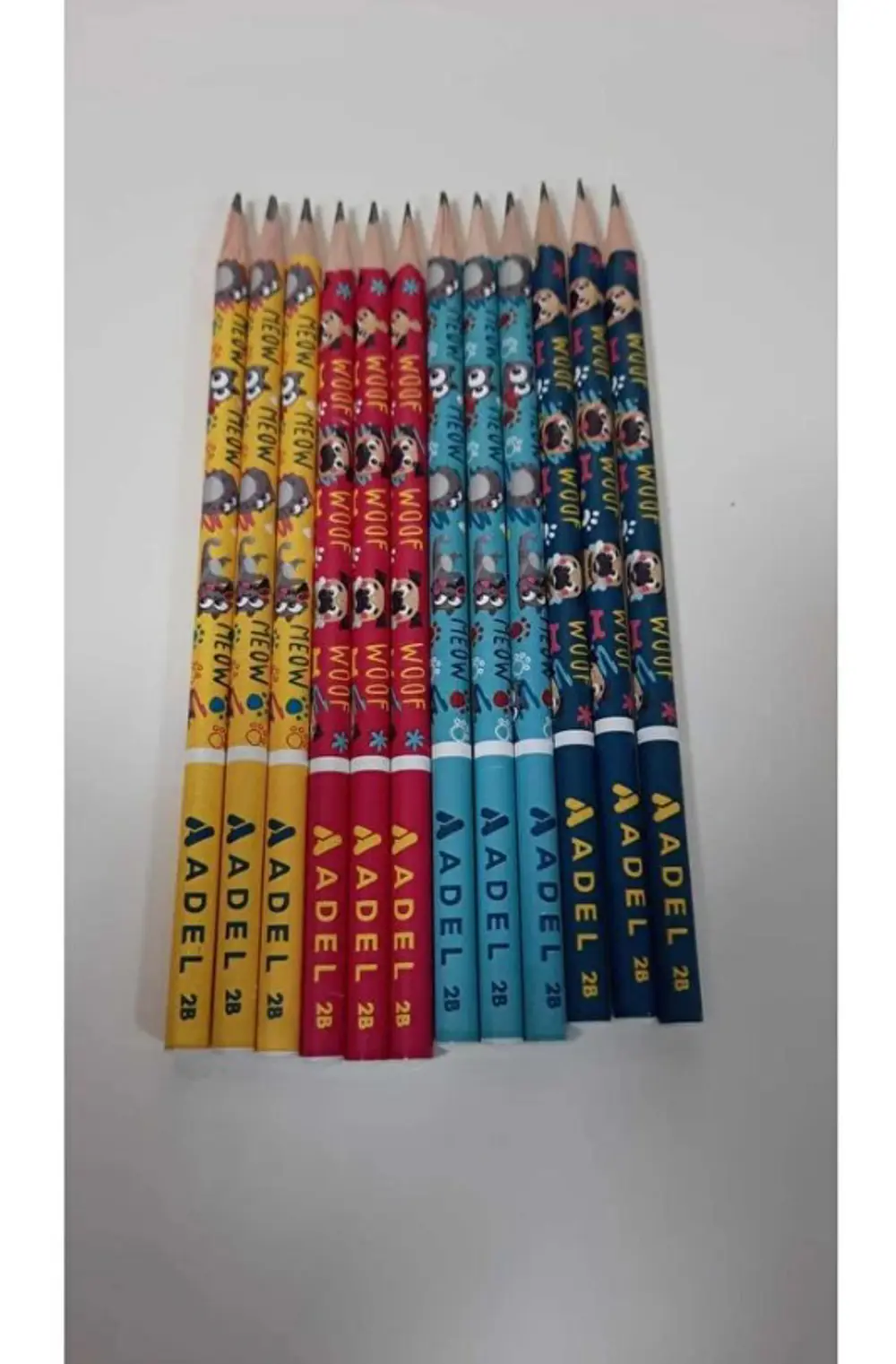 Cats And Dogs Kurşun Kalem 12 Adet 2b