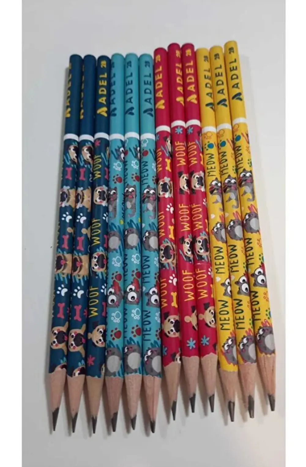 Cats And Dogs Kurşun Kalem 12 Adet 2b