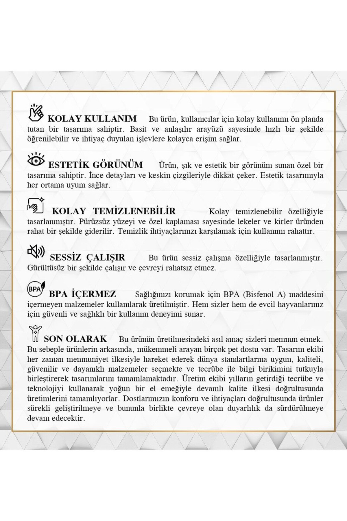 Doggie&Cattie Cattie Arıtmalı Su Pınarı Klasik Model Antrasit 2.5 Lt - Sessiz,