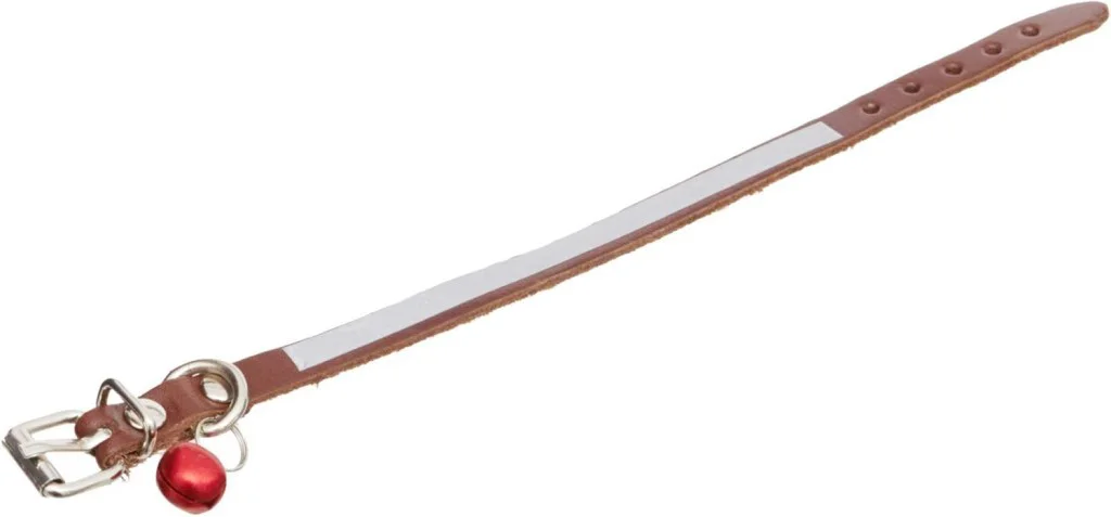 Cattie Gerçek Deriden El Yapımı Reflektörlü Kedi Boyun Tasması 1x