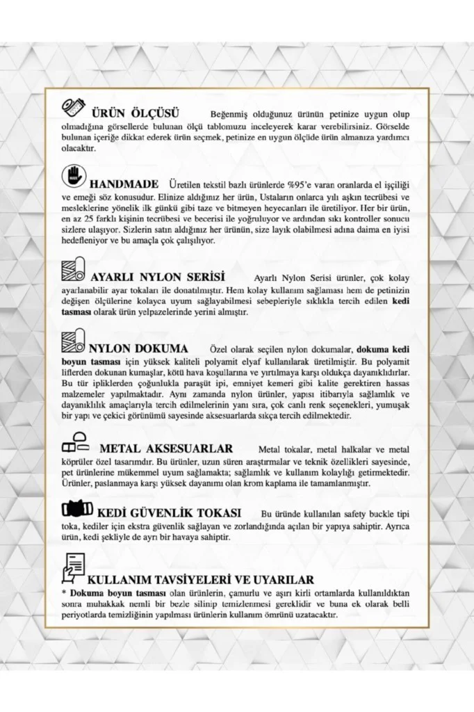 Cattie Güvenlik Tokalı Dokumadan El Yapımı Kedi Boyun Tasması 1x1 Cattie Güvenlik Tokalı Dokumadan El Yapımı Kedi Boyun Tasması 1x1