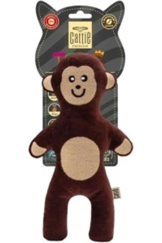 Cattie Matatabi İçerikli Kedi Oyuncağı Peluş Maymun 20Cm