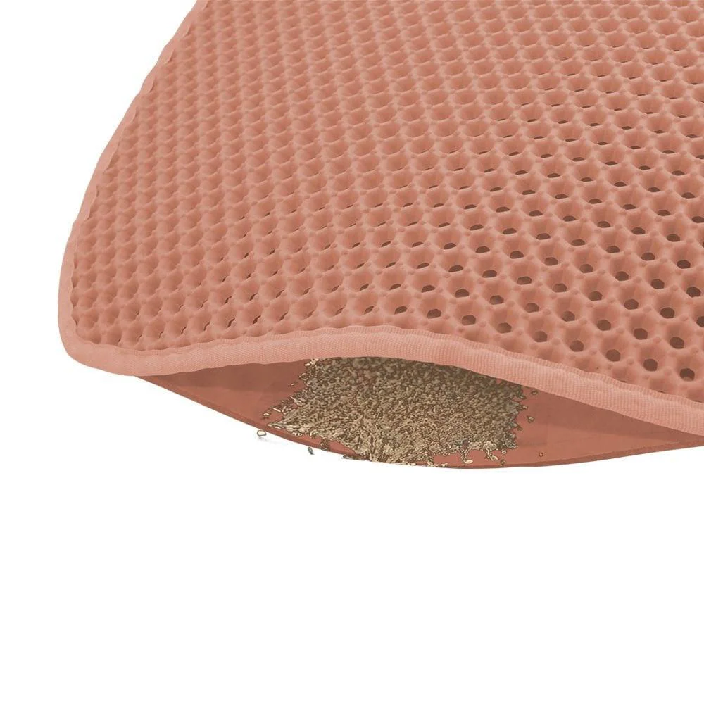 Cattie Taraklı Model Kum Toplayıcı Fonksiyonel Kedi Paspası Pink 