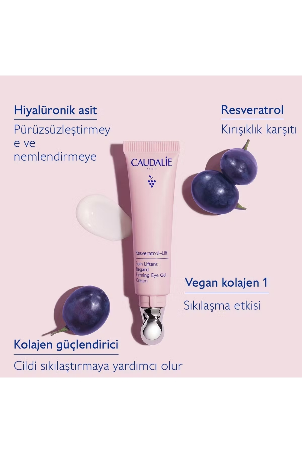 Caudalie  Resveratrol-Lift Firming Eye Gel Cream 15 Ml